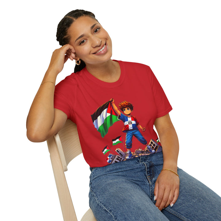 Dominican Republic and Palestine Unisex Tshirt