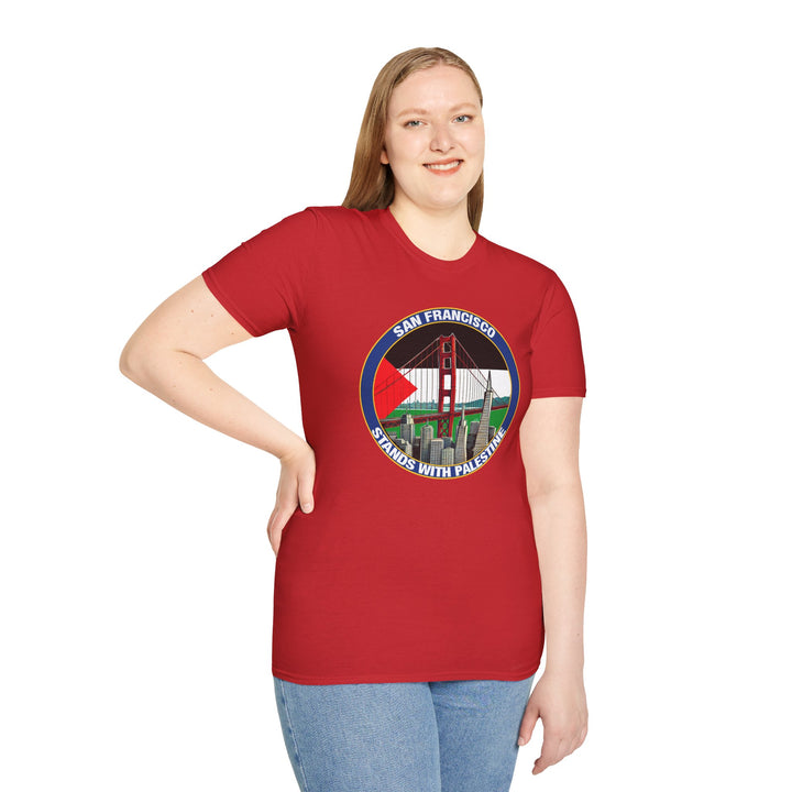 San Francisco Stands with Palestine Tshirt