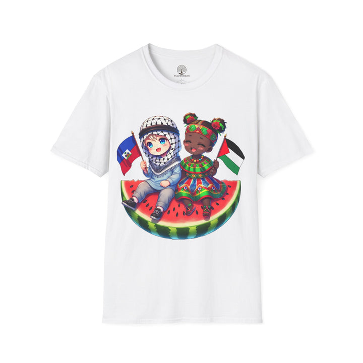 Haiti and Palestine Unisex Tshirt