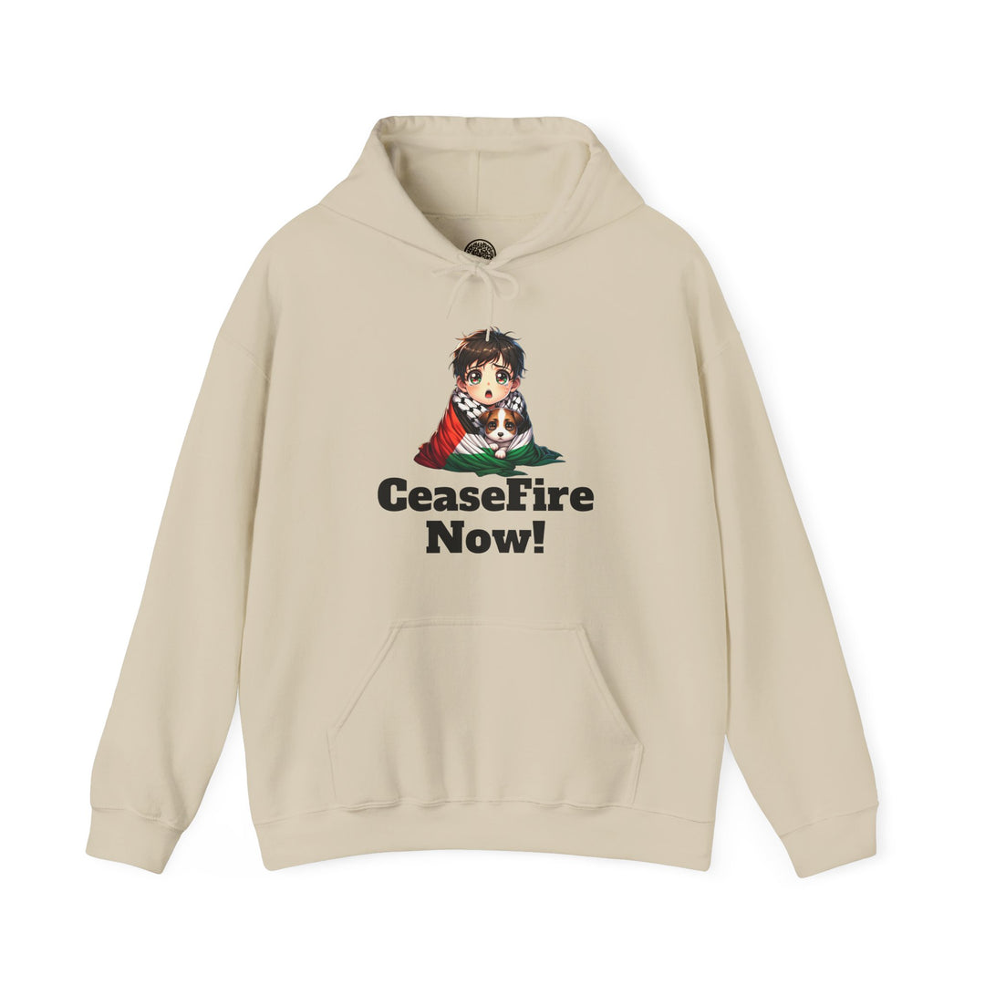 CeaseFire Now! Unisex Hoodie Sweatshirt