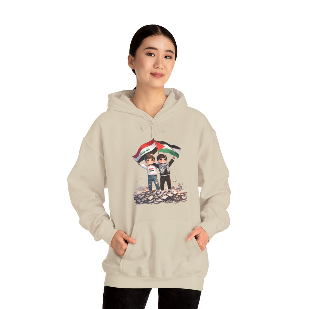 Iraq and Palestine Unisex Hoodie