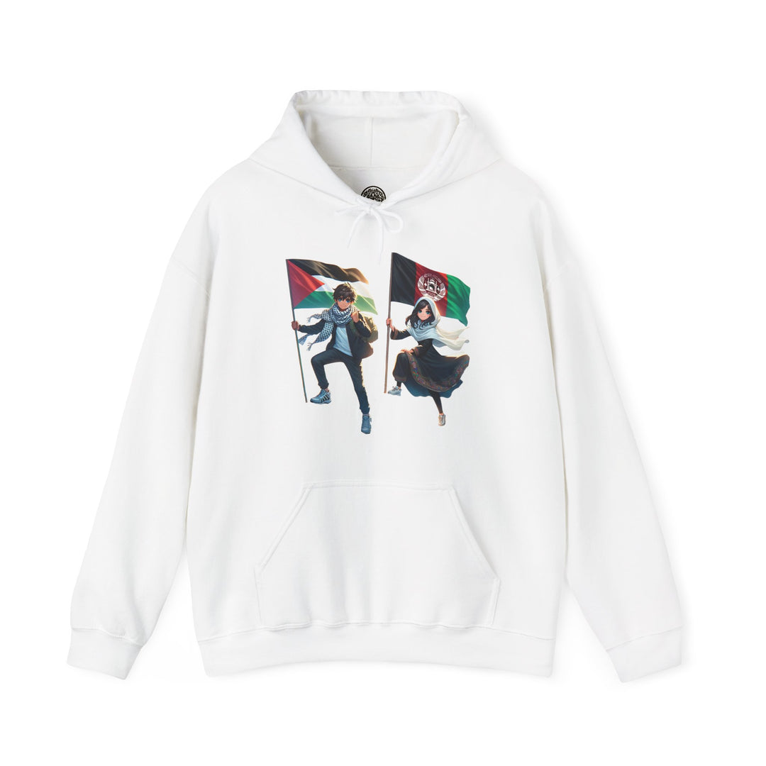 Afghanistan and Palestine Unisex Hoodie