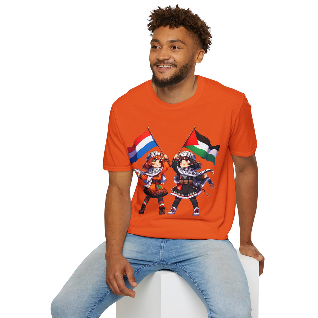 Netherlands and Palestine Unisex Tshirt