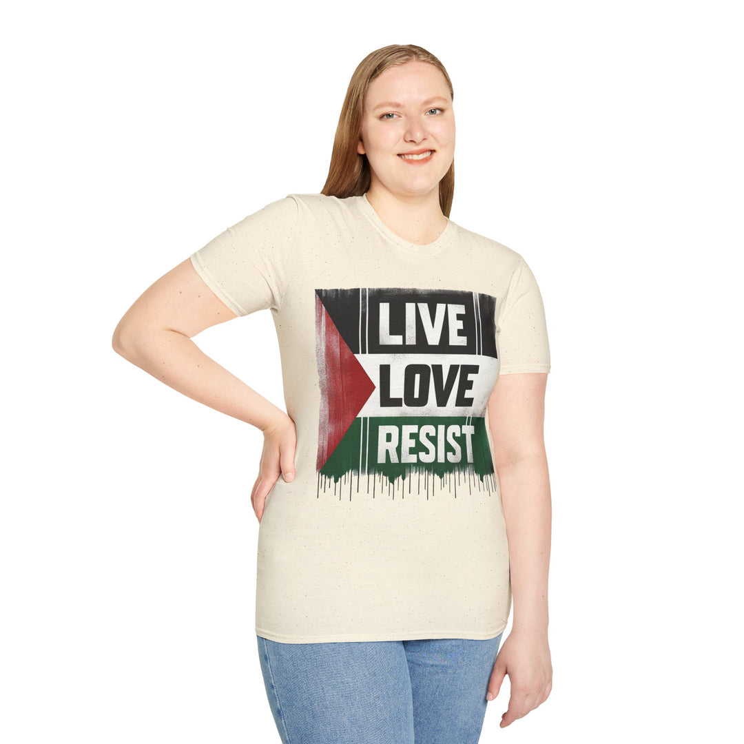 Live Love Resist For Palestine Tshirt