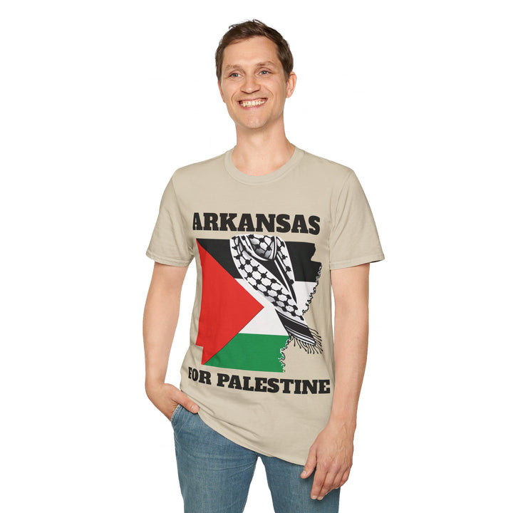 ARKANSAS For Palestine  Unisex Cotton Tshirt