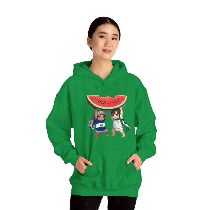 El Salvador and Palestine  Unisex Hoodie Sweatshirt