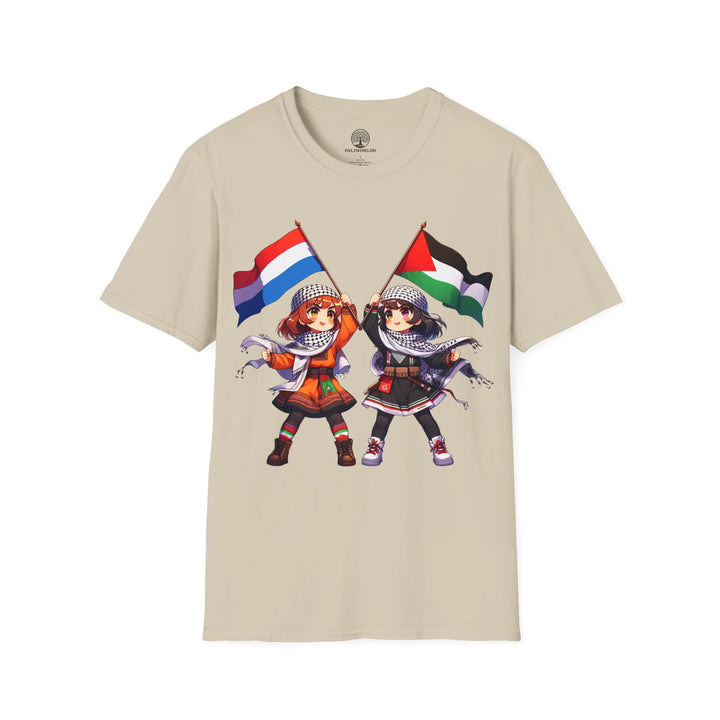 Netherlands and Palestine Unisex Tshirt