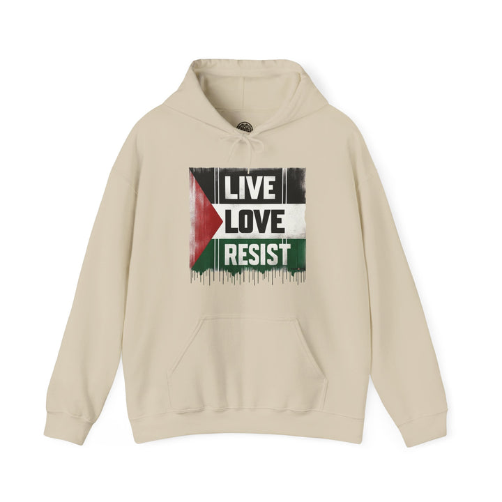 Live Love Resist for Palestine Unisex Hoodie