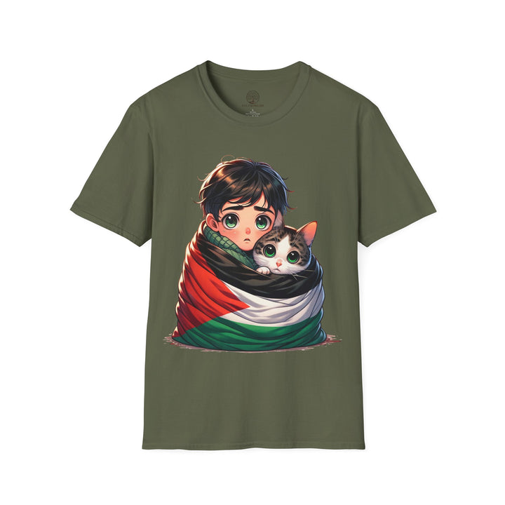 Cat and Palestine  IV UnisexTshirt