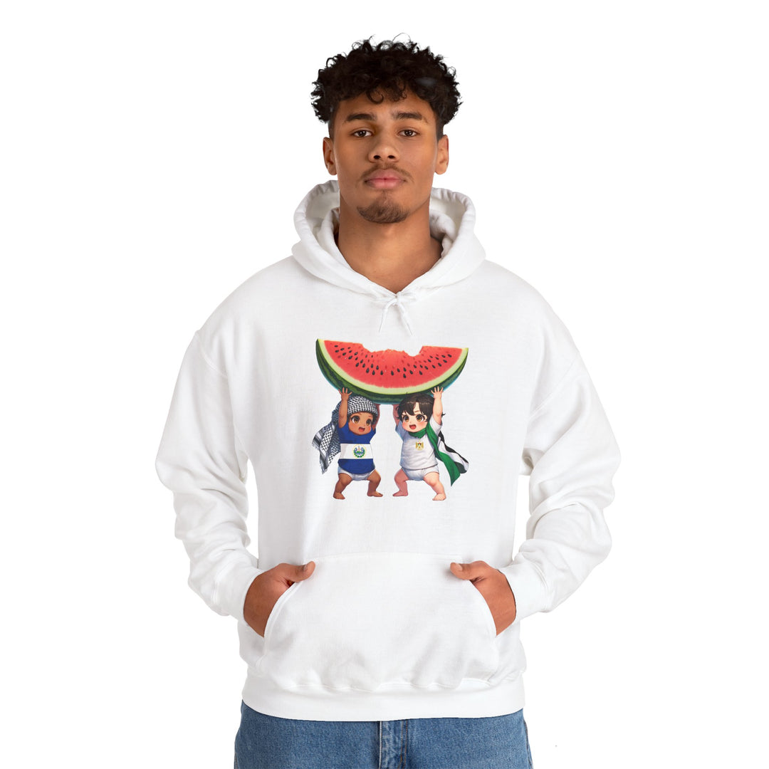 El Salvador and Palestine  Unisex Hoodie Sweatshirt