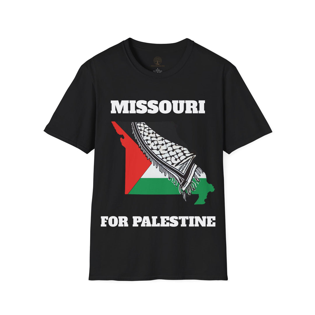 MISSOURI For Palestine  Unisex Cotton Tshirt