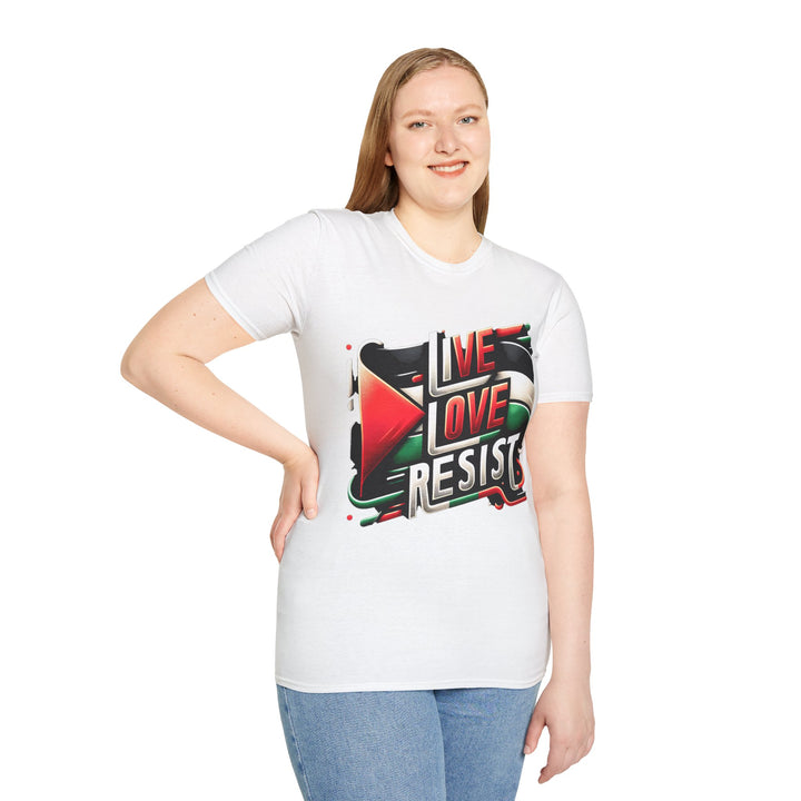 Live Love Resist II unisex Tshirt