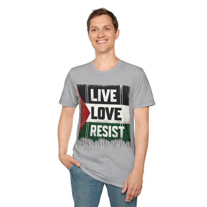 Live Love Resist For Palestine Tshirt