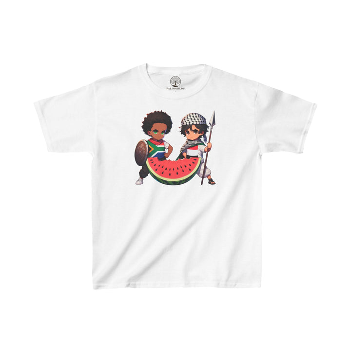 South Africa and Yemen protecting Palestine Kids Tee