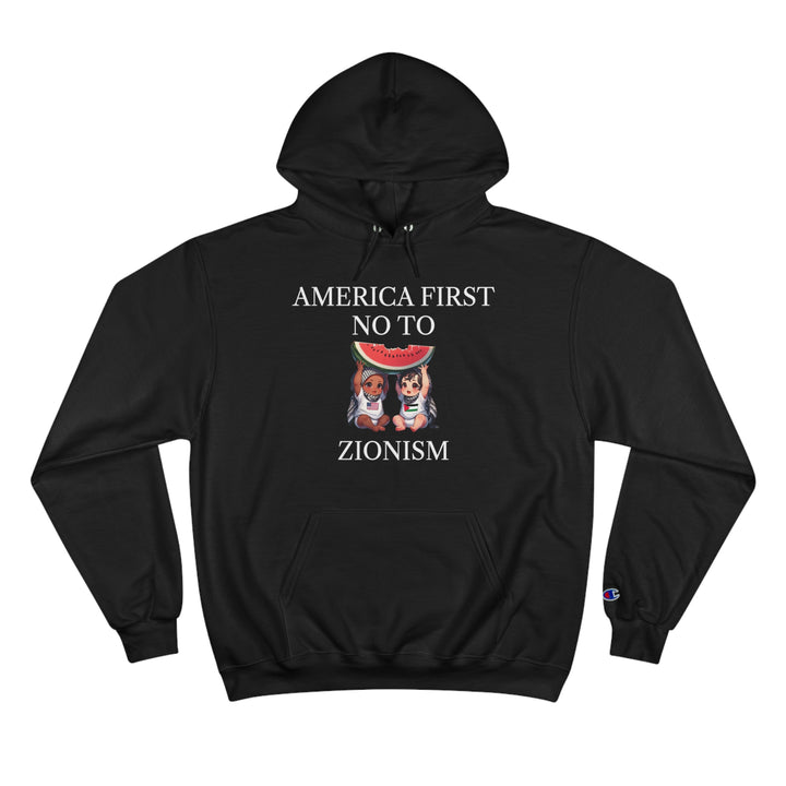 America First and Palestine Champion Unisex Hoodie