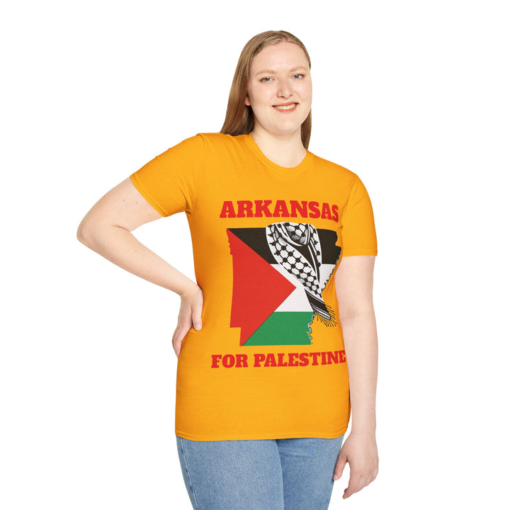 ARKANSAS For Palestine  Unisex Cotton Tshirt