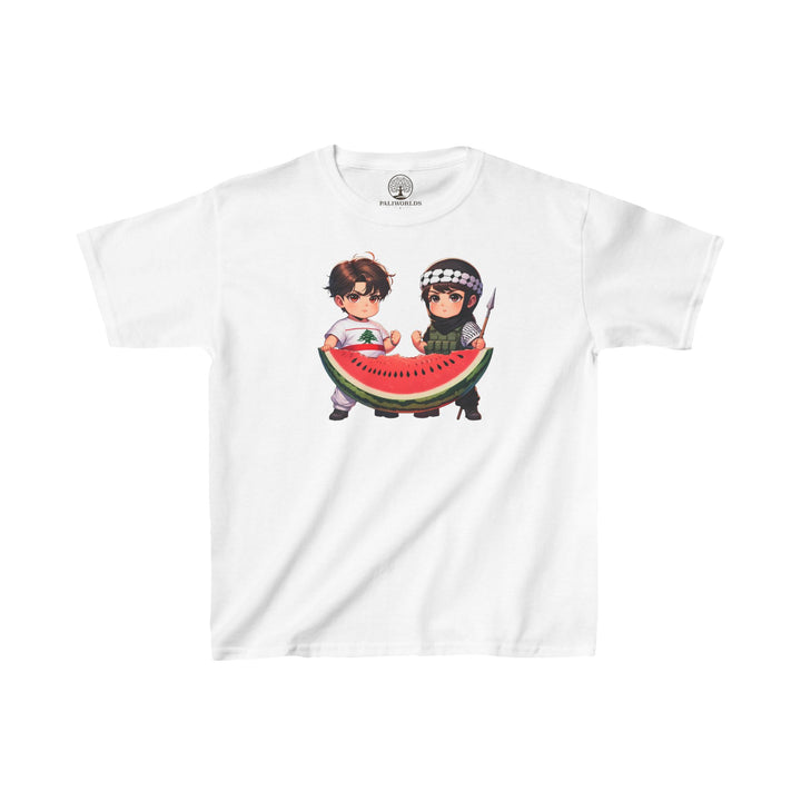 Lebanon and Palestine Kids Tee