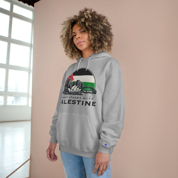 Sudadera con capucha Sydney Stands with Palestine Champion 