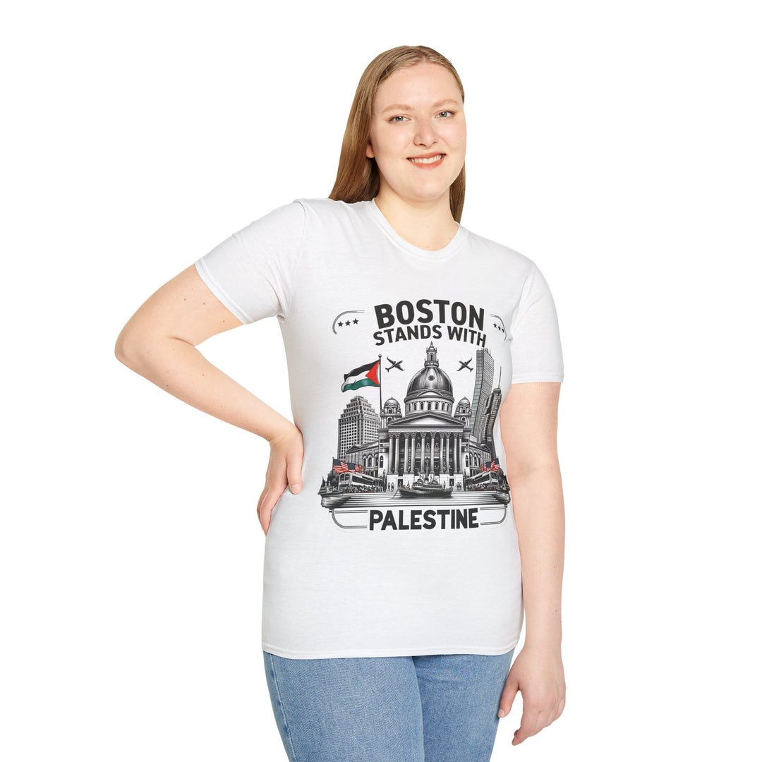 Boston Stands with Palestine Tshirt