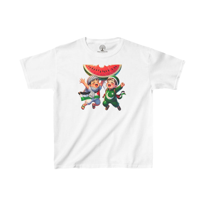 Pakistan and Palestine Kids Tee