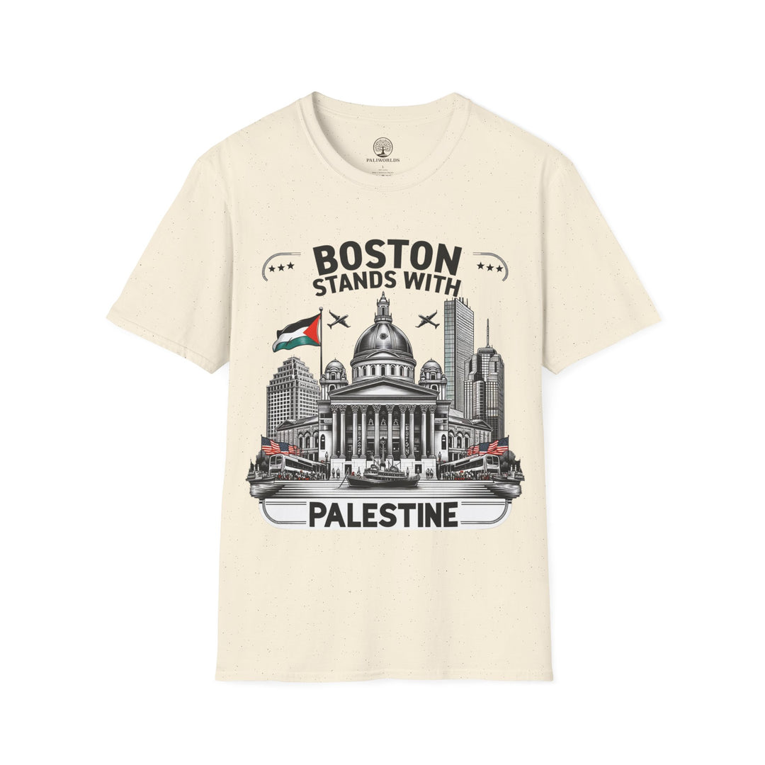 Boston Stands with Palestine Tshirt