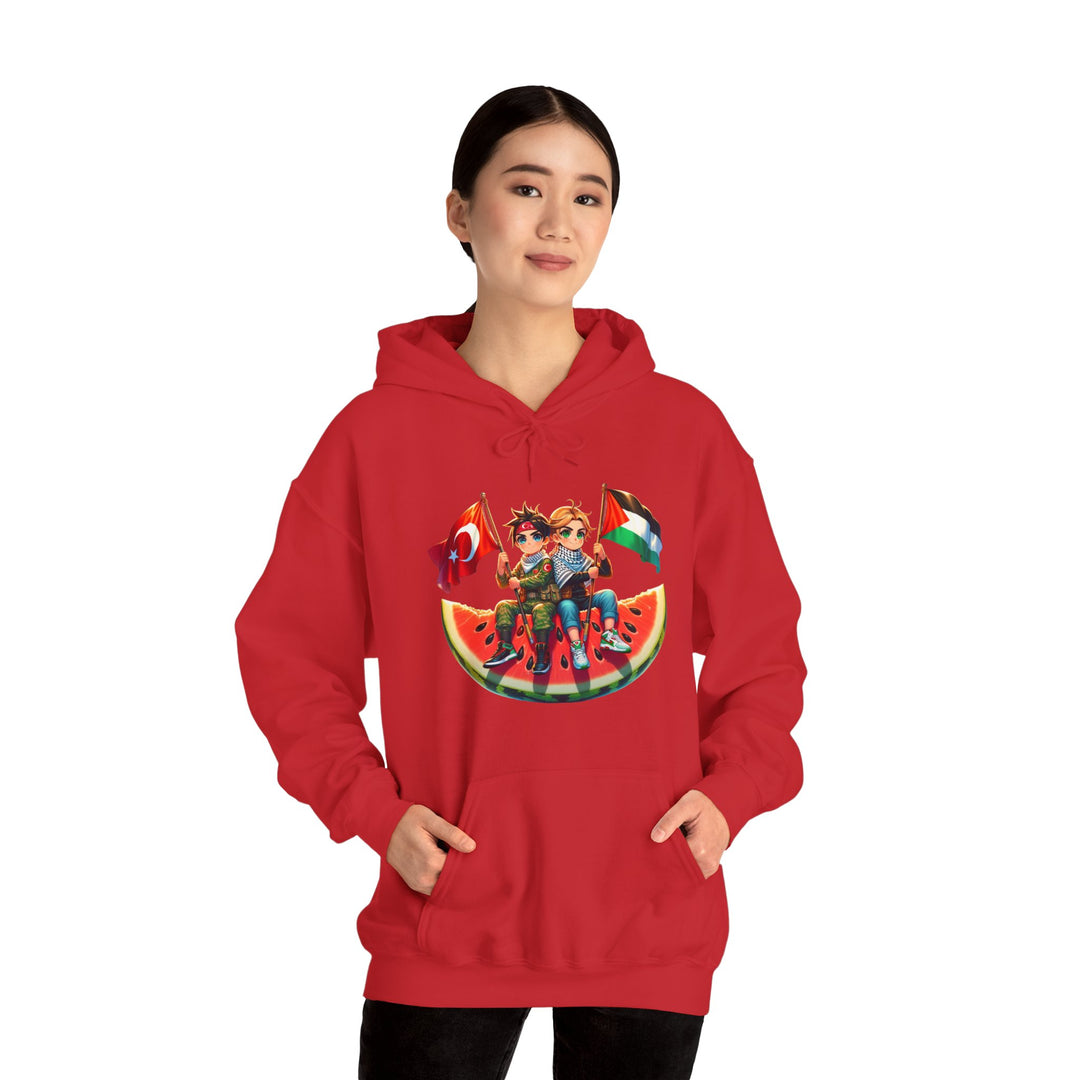 Turkey and Palestine Unisex Hoodie