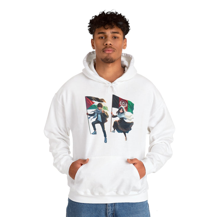 Afghanistan and Palestine Unisex Hoodie