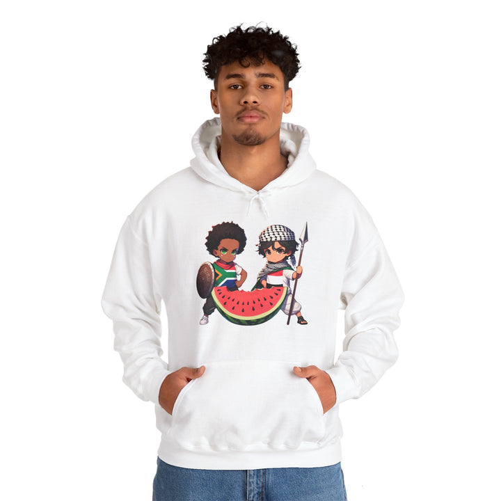 Yemen and South Africa with Palestine Unisex Hoodie