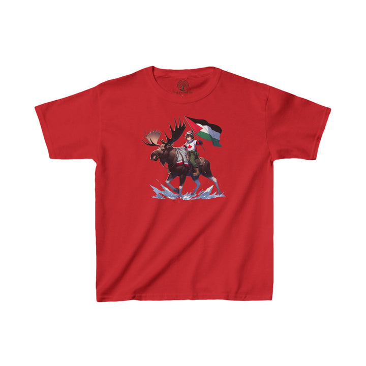 Canada and Palestine Kids Tee