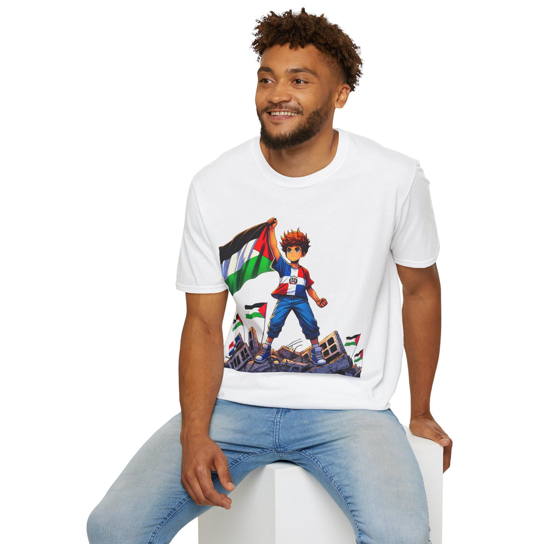 Dominican Republic and Palestine Unisex Tshirt