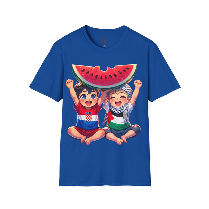 Croatia and Palestine Unisex Tshirt