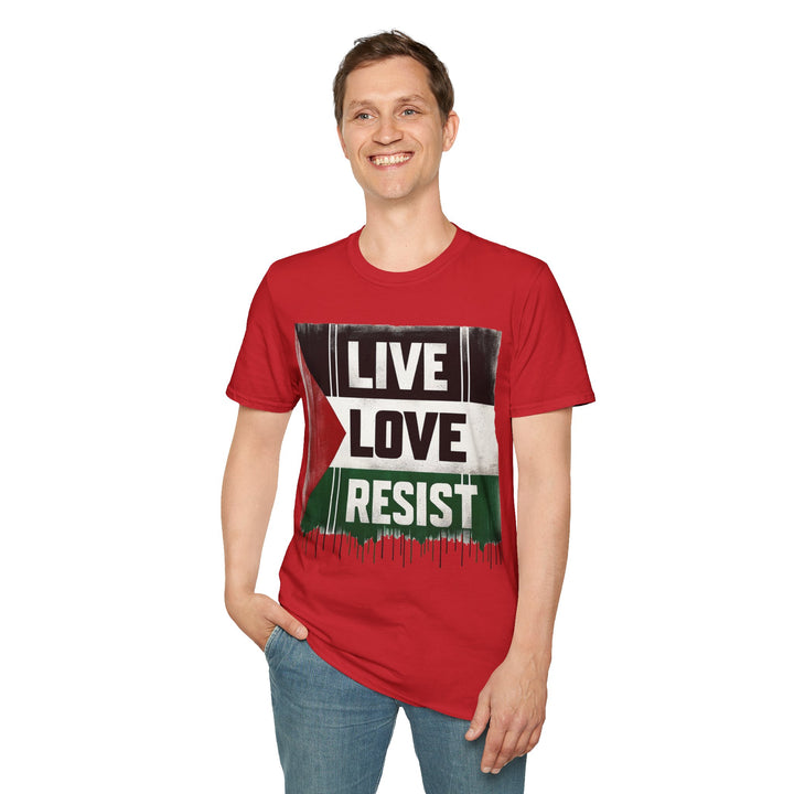 Live Love Resist For Palestine Tshirt