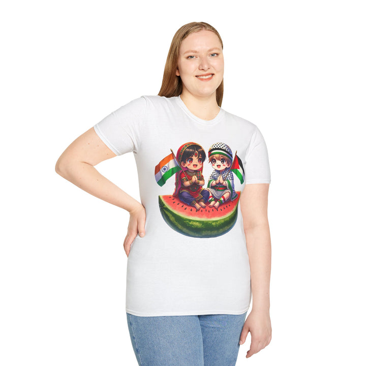 India and Palestine Unisex Tshirt