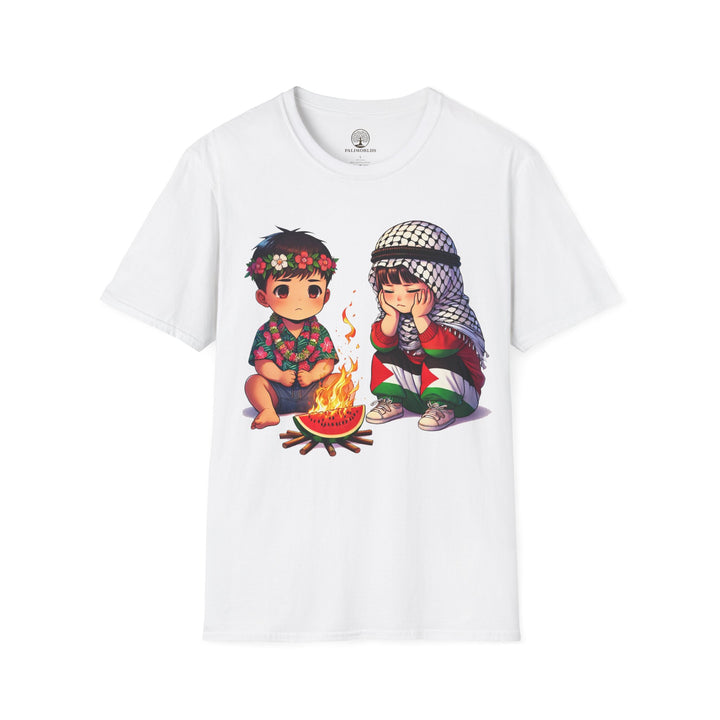 Hawaii and Palestine Unisex Tshirt