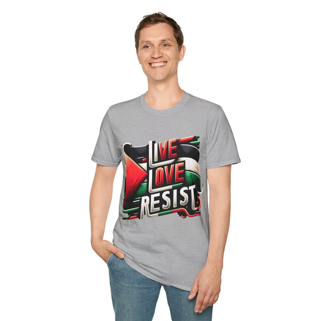 Live Love Resist II unisex Tshirt