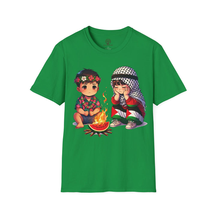 Hawaii and Palestine Unisex Tshirt