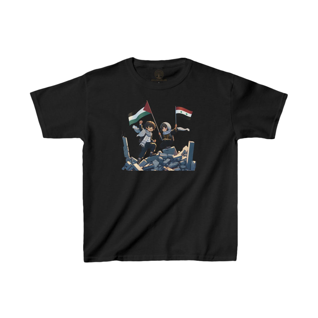 Syria and Palestine Kids Tee