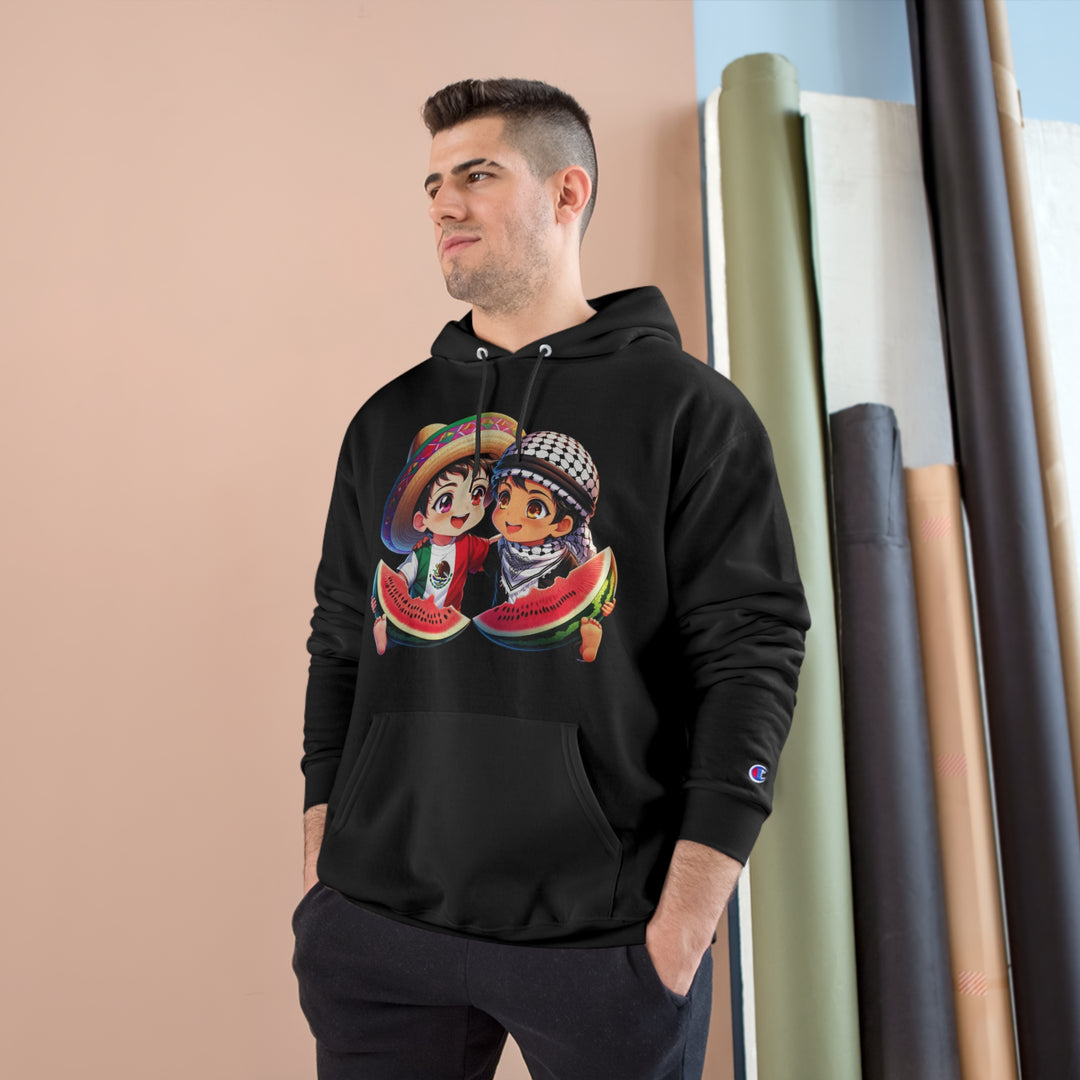 Mexico and Palestine Champion Hoodie