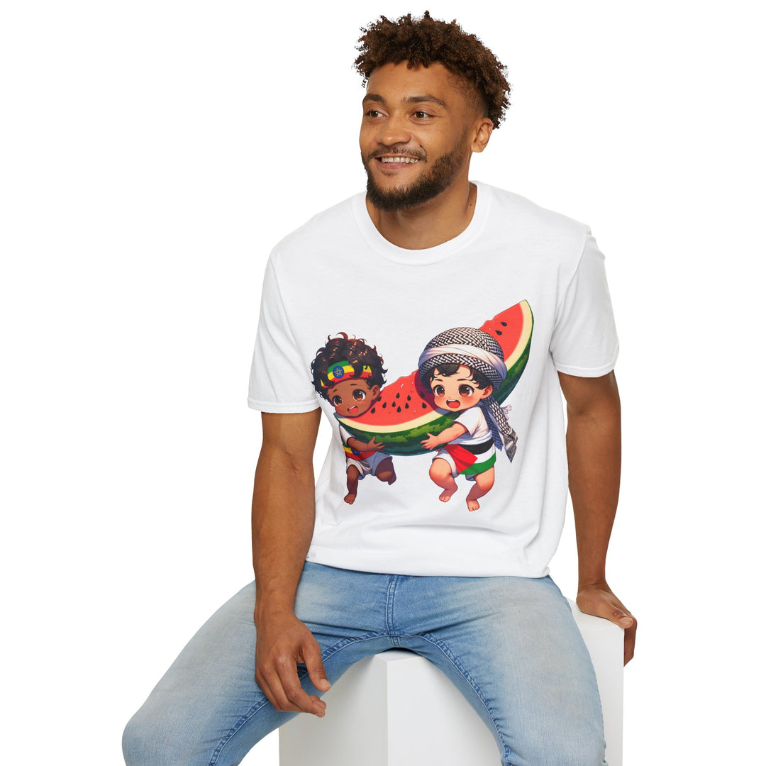 Ethiopia and Palestine Unisex Tshirt