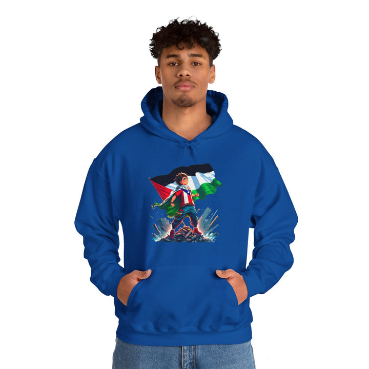 Puerto Rico and Palestine Unisex Hoodie