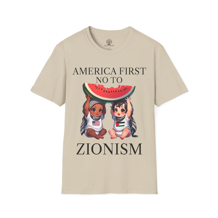 America First and Palestine Tshirt