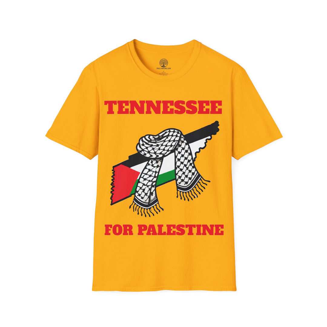 Camiseta de algodón unisex Tennessee For Palestine