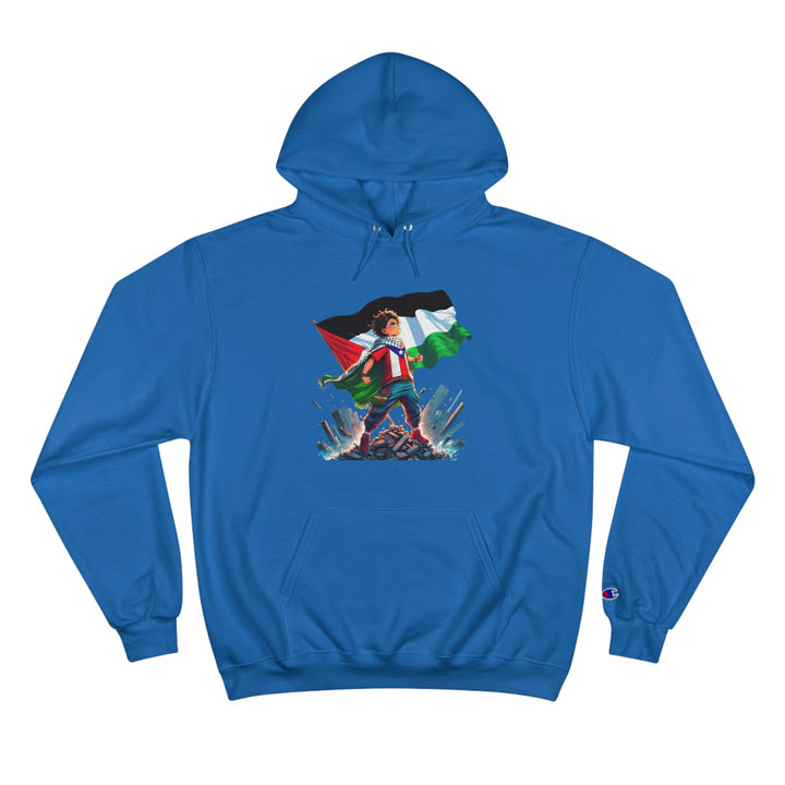 Puerto Rico and Palestine Champion Unisex Hoodie