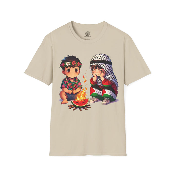 Hawaii and Palestine Unisex Tshirt