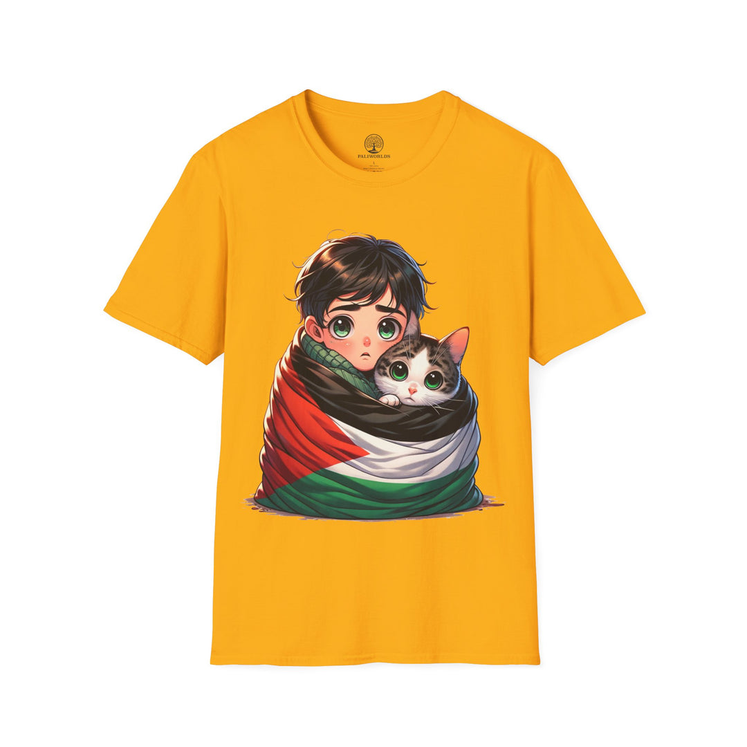 Cat and Palestine  IV UnisexTshirt