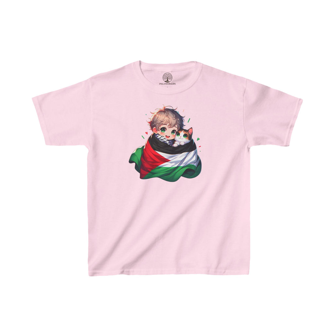 A Palestinian Cat Kids Tee