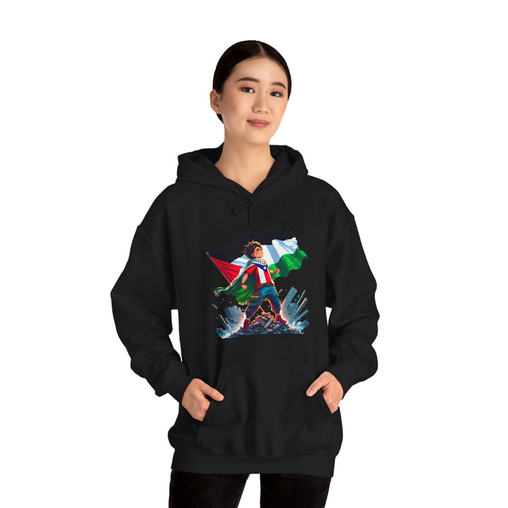 Puerto Rico and Palestine Unisex Hoodie