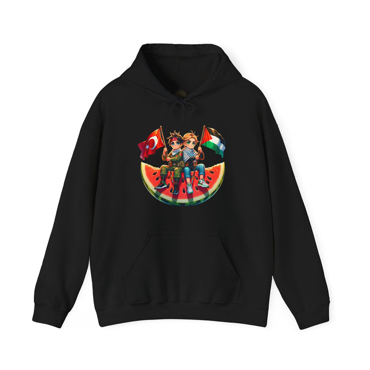 Turkey and Palestine Unisex Hoodie