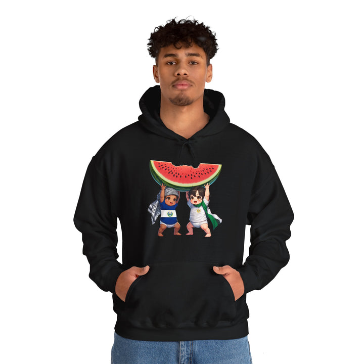 El Salvador and Palestine  Unisex Hoodie Sweatshirt