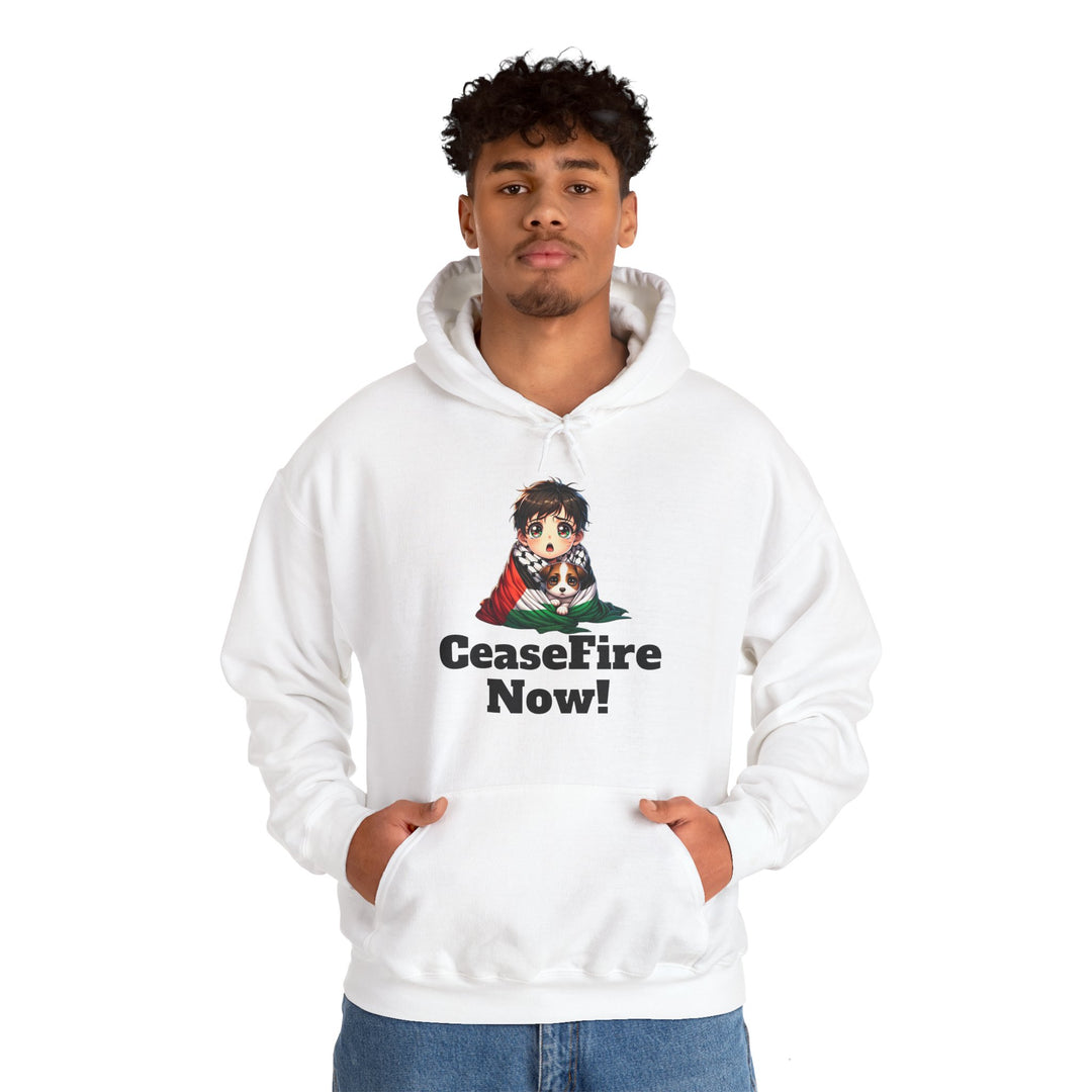 CeaseFire Now! Unisex Hoodie Sweatshirt